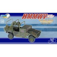 HMMWV M998 82° Btg. 1° Div. Fanteria in Germania 2003 - Modello montato e rifinito per collezionisti in teca trasparente in polistirene rigido D60078