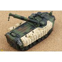 AAVR7A1 con gru e corazze reattive USA - Modello montato e rifinito per collezionisti in teca trasparente in polistirene rigido D60392