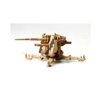 8,8cm Flak - 43.FlaRgt., 15.PzDiv., DAK, 1942 (modello in metallo assemblato e rifinito in teca rigida trasparente per collezionisti) PA88043