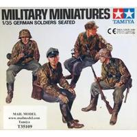 Tedeschi 2°GM - Truppe sedute (4 soggetti) T35109