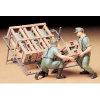 Tedeschi 2°GM - Lanciarazzi con 2 serventi T35155